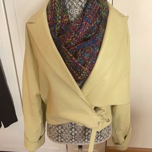 ZIMMERMAN Leather Wrap Jacket.  Sz. Medium